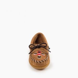 MINNETONKA MOCCASIN Kids' Thunderbird II taupe